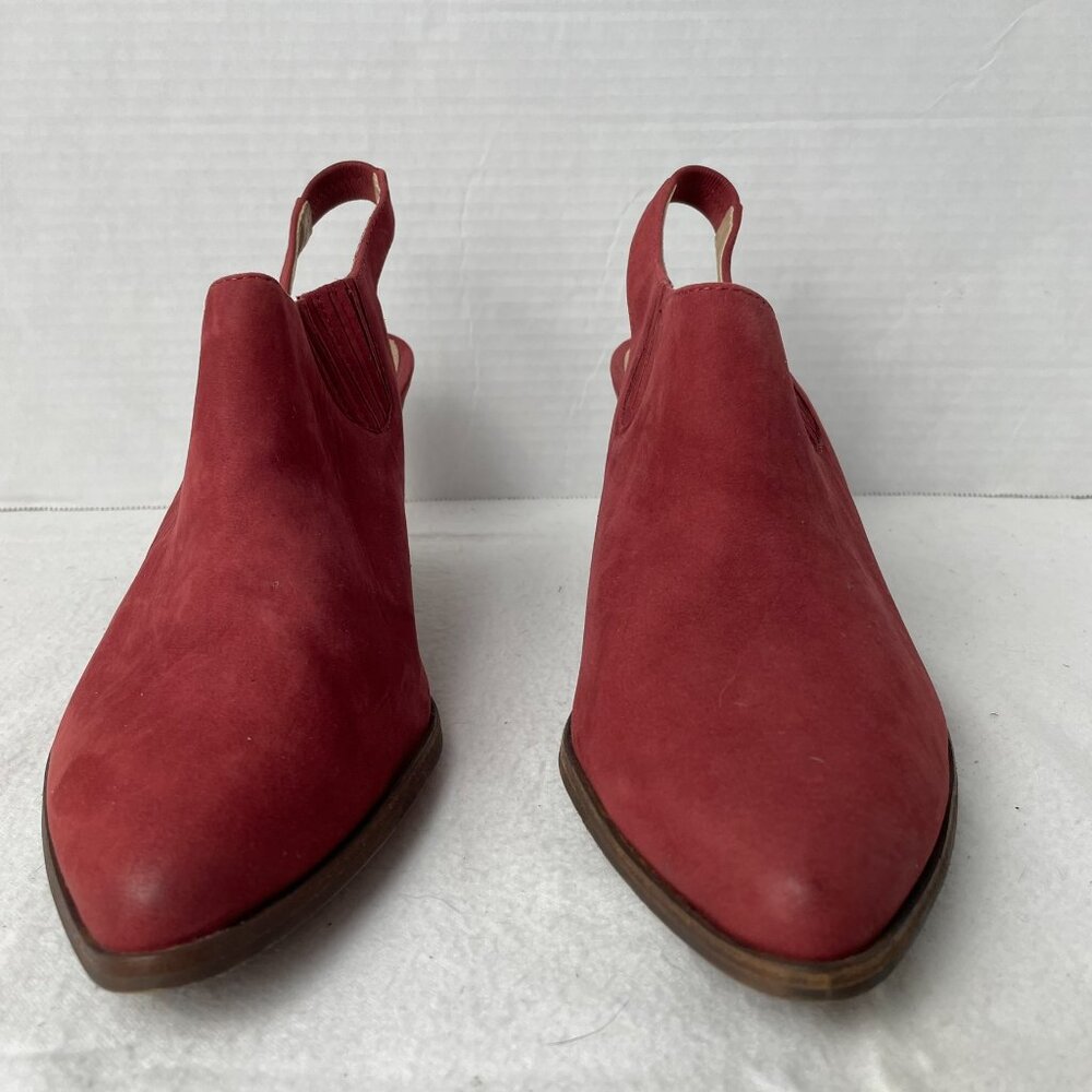Splendid Leather Slingback Booties Mules - Picture 2 of 8